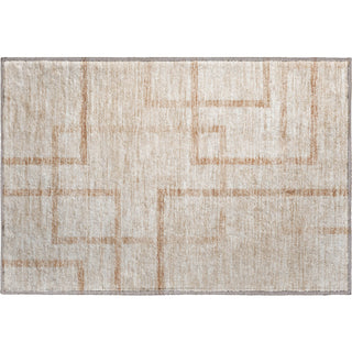 Piper Looms Mayfield Geometric AMF827 Coral Machine Washable Area Rug Scatter Main Image