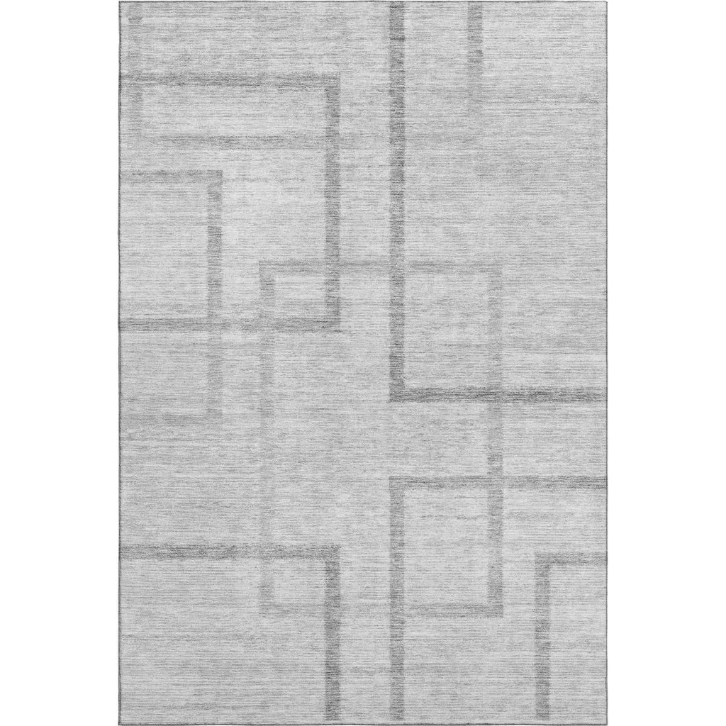 Piper Looms Mayfield Geometric AMF827 Gray Machine Washable Area Rug main image