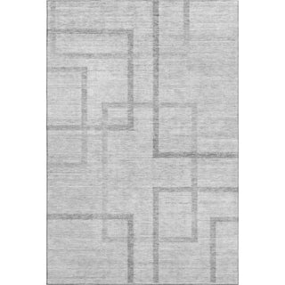 Piper Looms Mayfield Geometric AMF827 Gray Machine Washable Area Rug main image