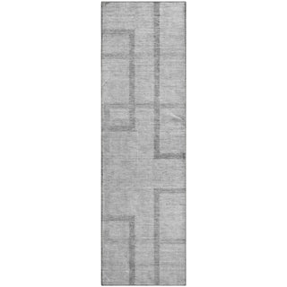 Piper Looms Mayfield Geometric AMF827 Gray Machine Washable Area Rug Runner Main Image