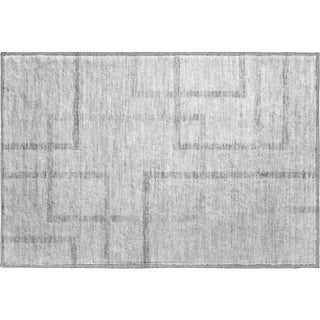 Piper Looms Mayfield Geometric AMF827 Gray Machine Washable Area Rug Scatter Main Image