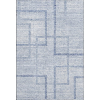 Piper Looms Mayfield Geometric AMF827 Sky Machine Washable Area Rug main image