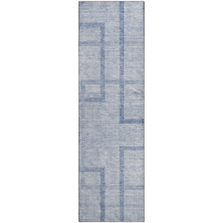 Piper Looms Mayfield Geometric AMF827 Sky Machine Washable Area Rug Runner Main Image