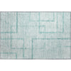 Piper Looms Mayfield Geometric AMF827 Teal Machine Washable Area Rug Scatter Main Image