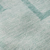 Piper Looms Mayfield Geometric AMF827 Teal Machine Washable Area Rug Swatch Image