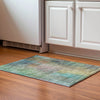 Piper Looms Mayfield Triangles AMF828 Green Machine Washable Area Rug Scatter Lifestyle Image Feature