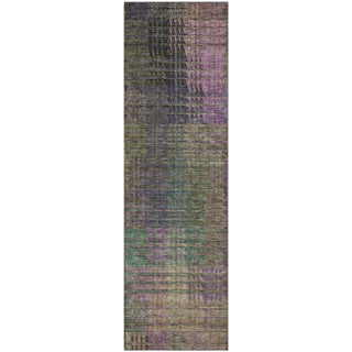 Piper Looms Mayfield Triangles AMF828 Plum Machine Washable Area Rug Runner Main Image