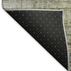 Piper Looms Mayfield Triangles AMF828 Taupe Machine Washable Area Rug Backing Image