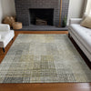Piper Looms Mayfield Triangles AMF828 Taupe Machine Washable Area Rug Lifestyle Image Feature