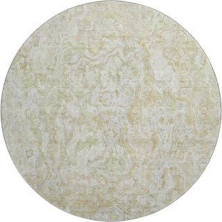 Piper Looms Mayfield Abstract AMF829 Beige Machine Washable Area Rug Round Main Image