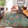 Piper Looms Mayfield Abstract AMF829 Blue Machine Washable Area Rug Lifestyle Image Feature