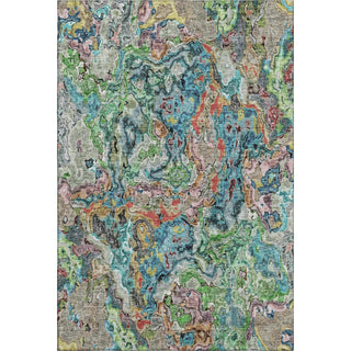 Piper Looms Mayfield Abstract AMF829 Blue Machine Washable Area Rug main image