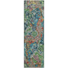 Piper Looms Mayfield Abstract AMF829 Blue Machine Washable Area Rug Runner Main Image