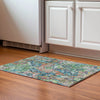 Piper Looms Mayfield Abstract AMF829 Blue Machine Washable Area Rug Scatter Lifestyle Image Feature