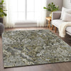 Piper Looms Mayfield Abstract AMF829 Brown Machine Washable Area Rug Lifestyle Image Feature