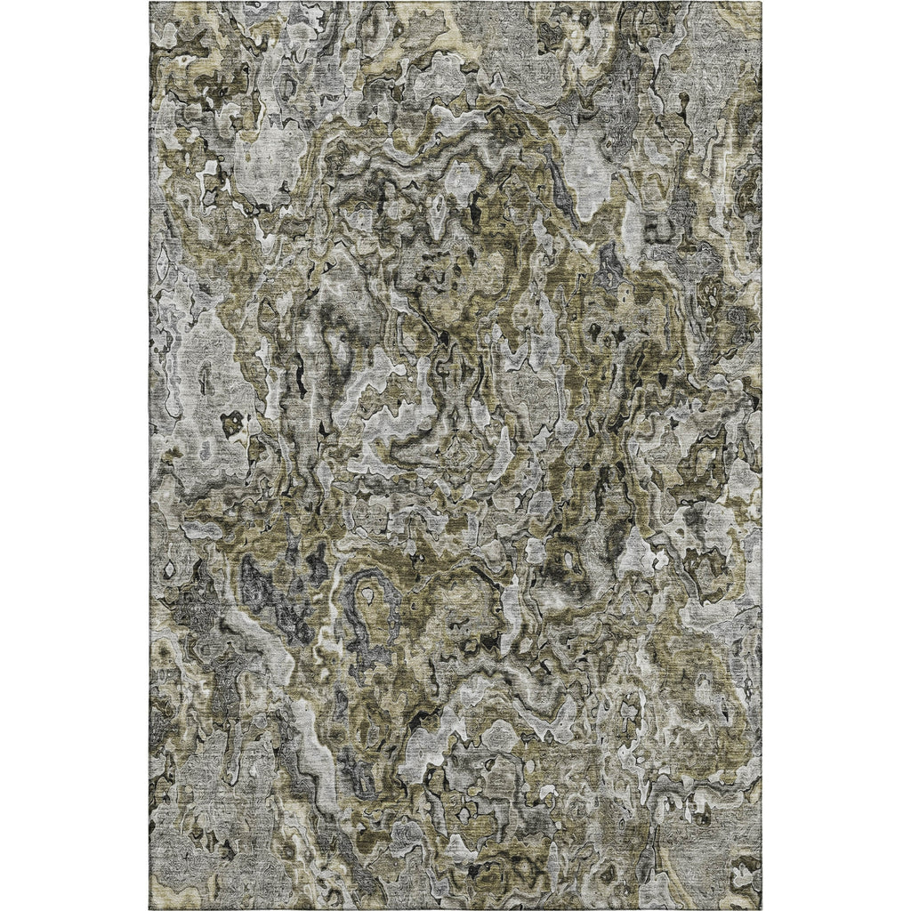 Piper Looms Mayfield Abstract AMF829 Brown Machine Washable Area Rug main image