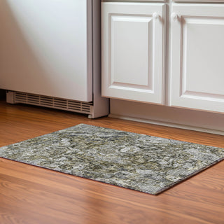 Piper Looms Mayfield Abstract AMF829 Brown Machine Washable Area Rug Scatter Lifestyle Image Feature