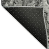 Piper Looms Mayfield Abstract AMF829 Gray Machine Washable Area Rug Backing Image