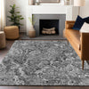 Piper Looms Mayfield Abstract AMF829 Gray Machine Washable Area Rug Lifestyle Image Feature