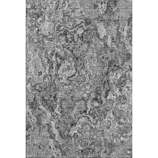 Piper Looms Mayfield Abstract AMF829 Gray Machine Washable Area Rug main image