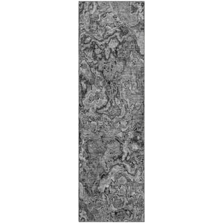 Piper Looms Mayfield Abstract AMF829 Gray Machine Washable Area Rug Runner Main Image