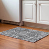 Piper Looms Mayfield Abstract AMF829 Gray Machine Washable Area Rug Scatter Lifestyle Image Feature