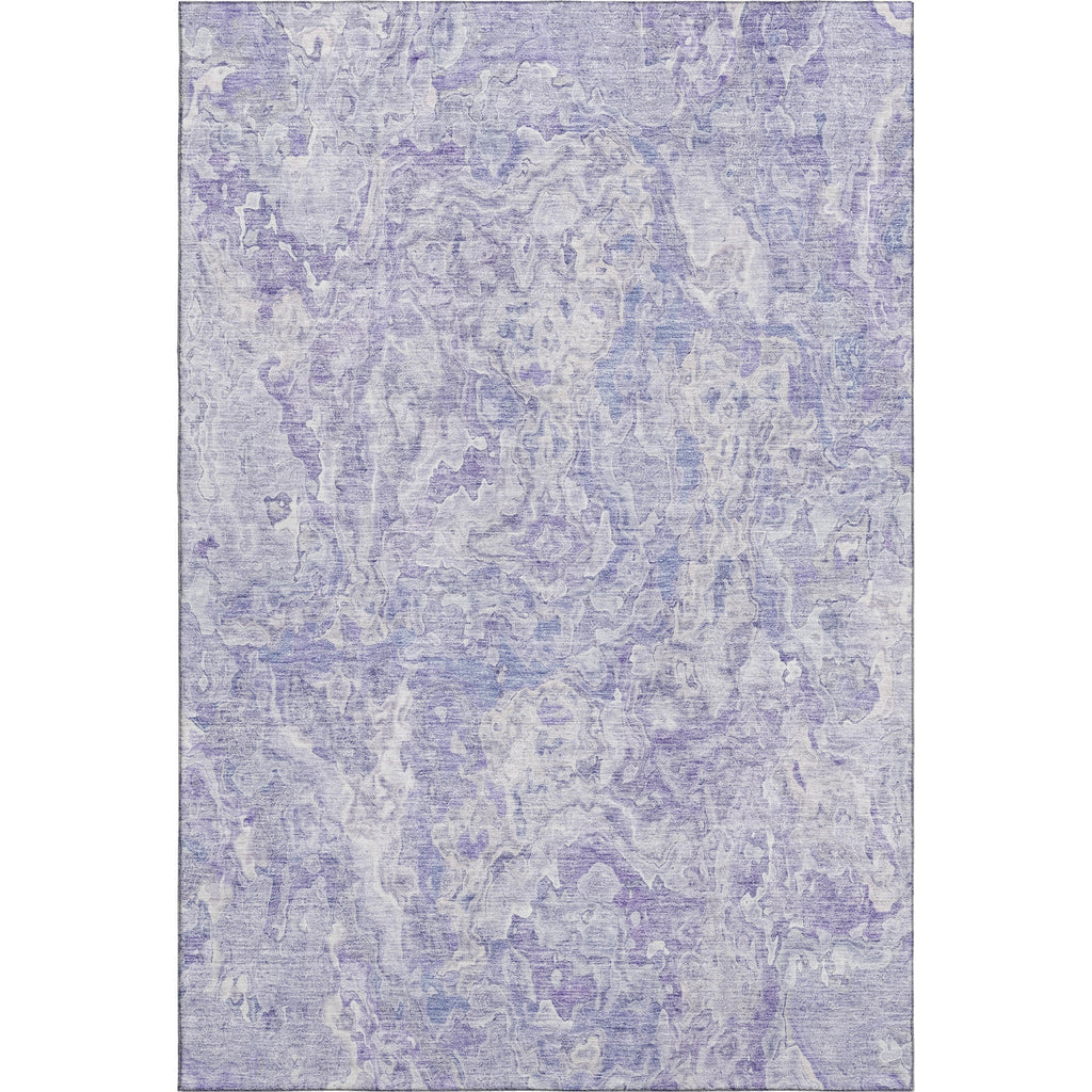 Piper Looms Mayfield Abstract AMF829 Plum Machine Washable Area Rug main image