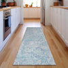 Piper Looms Mayfield Abstract AMF829 Sky Machine Washable Area Rug Runner Lifestyle Image Feature