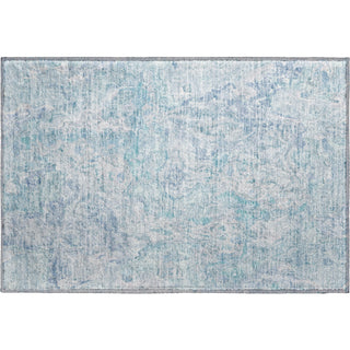 Piper Looms Mayfield Abstract AMF829 Sky Machine Washable Area Rug Scatter Main Image