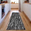 Piper Looms Mayfield Lines AMF830 Black Machine Washable Area Rug Runner Lifestyle Image Feature