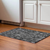 Piper Looms Mayfield Lines AMF830 Black Machine Washable Area Rug Scatter Lifestyle Image Feature