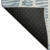 Piper Looms Mayfield Lines AMF830 Blue Machine Washable Area Rug Backing Image