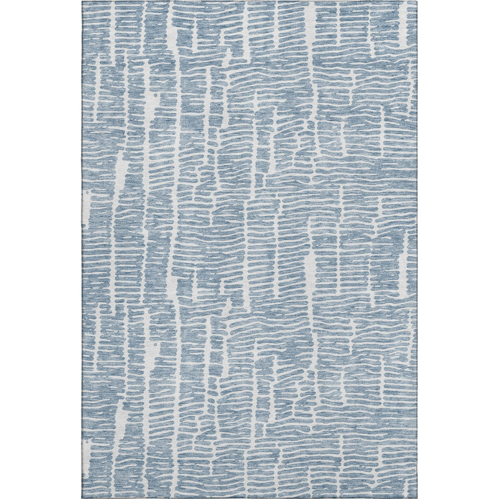 Piper Looms Mayfield Lines AMF830 Blue Machine Washable Area Rug main image