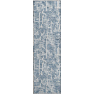 Piper Looms Mayfield Lines AMF830 Blue Machine Washable Area Rug Runner Main Image