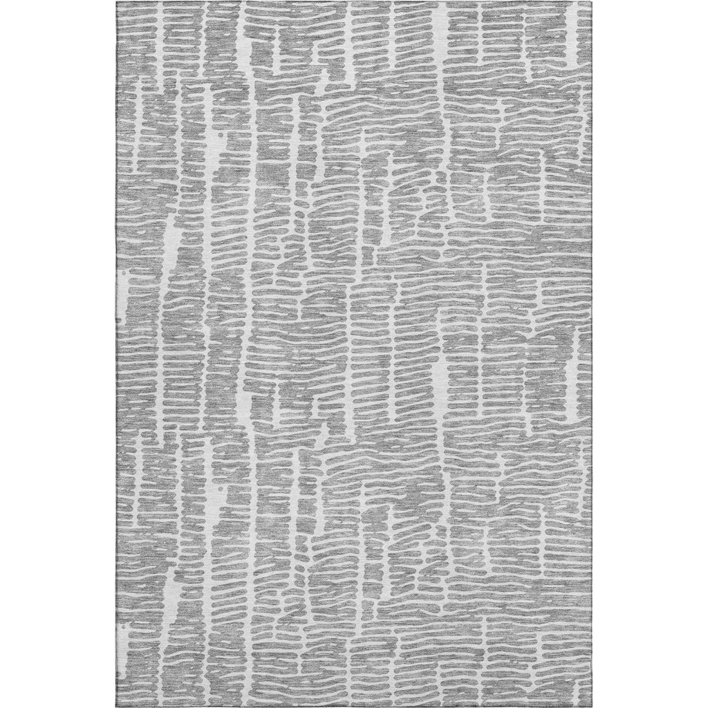 Piper Looms Mayfield Lines AMF830 Gray Machine Washable Area Rug main image