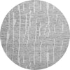 Piper Looms Mayfield Lines AMF830 Gray Machine Washable Area Rug Round Main Image