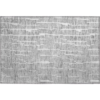 Piper Looms Mayfield Lines AMF830 Gray Machine Washable Area Rug Scatter Main Image