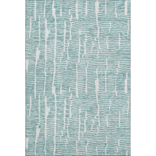 Piper Looms Mayfield Lines AMF830 Teal Machine Washable Area Rug main image