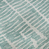 Piper Looms Mayfield Lines AMF830 Teal Machine Washable Area Rug Swatch Image