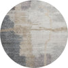 Piper Looms Mayfield Modern AMF831 Gray Machine Washable Area Rug Round Main Image