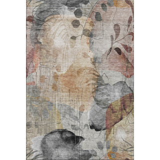 Piper Looms Mayfield Floral AMF832 Terracotta Machine Washable Area Rug main image