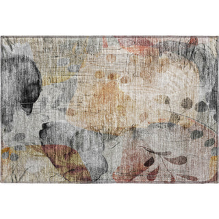 Piper Looms Mayfield Floral AMF832 Terracotta Machine Washable Area Rug Scatter Main Image