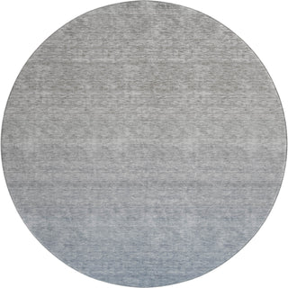 Piper Looms Mayfield Ombre AMF833 Blue Machine Washable Area Rug Round Main Image