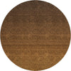 Piper Looms Mayfield Ombre AMF833 Chocolate Machine Washable Area Rug Round Main Image