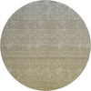 Piper Looms Mayfield Ombre AMF833 Gold Machine Washable Area Rug Round Main Image