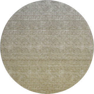 Piper Looms Mayfield Ombre AMF833 Gold Machine Washable Area Rug Round Main Image