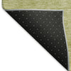 Piper Looms Mayfield Ombre AMF833 Green Machine Washable Area Rug Backing Image