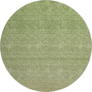 Piper Looms Mayfield Ombre AMF833 Green Machine Washable Area Rug Round Main Image