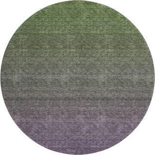 Piper Looms Mayfield Ombre AMF833 Purple Machine Washable Area Rug Round Main Image