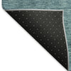 Piper Looms Mayfield Ombre AMF833 Teal Machine Washable Area Rug Backing Image